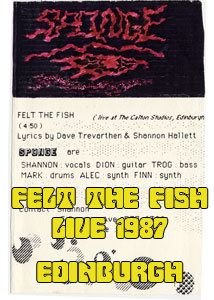 sponge - felt the fish live at Calton Studios 10.24.1987